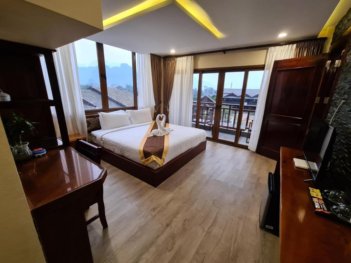 Lisha Garden Resort Hotel Vang Vieng Extérieur photo