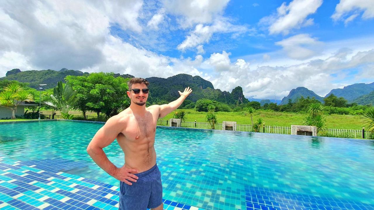 Lisha Garden Resort Hotel Vang Vieng Extérieur photo