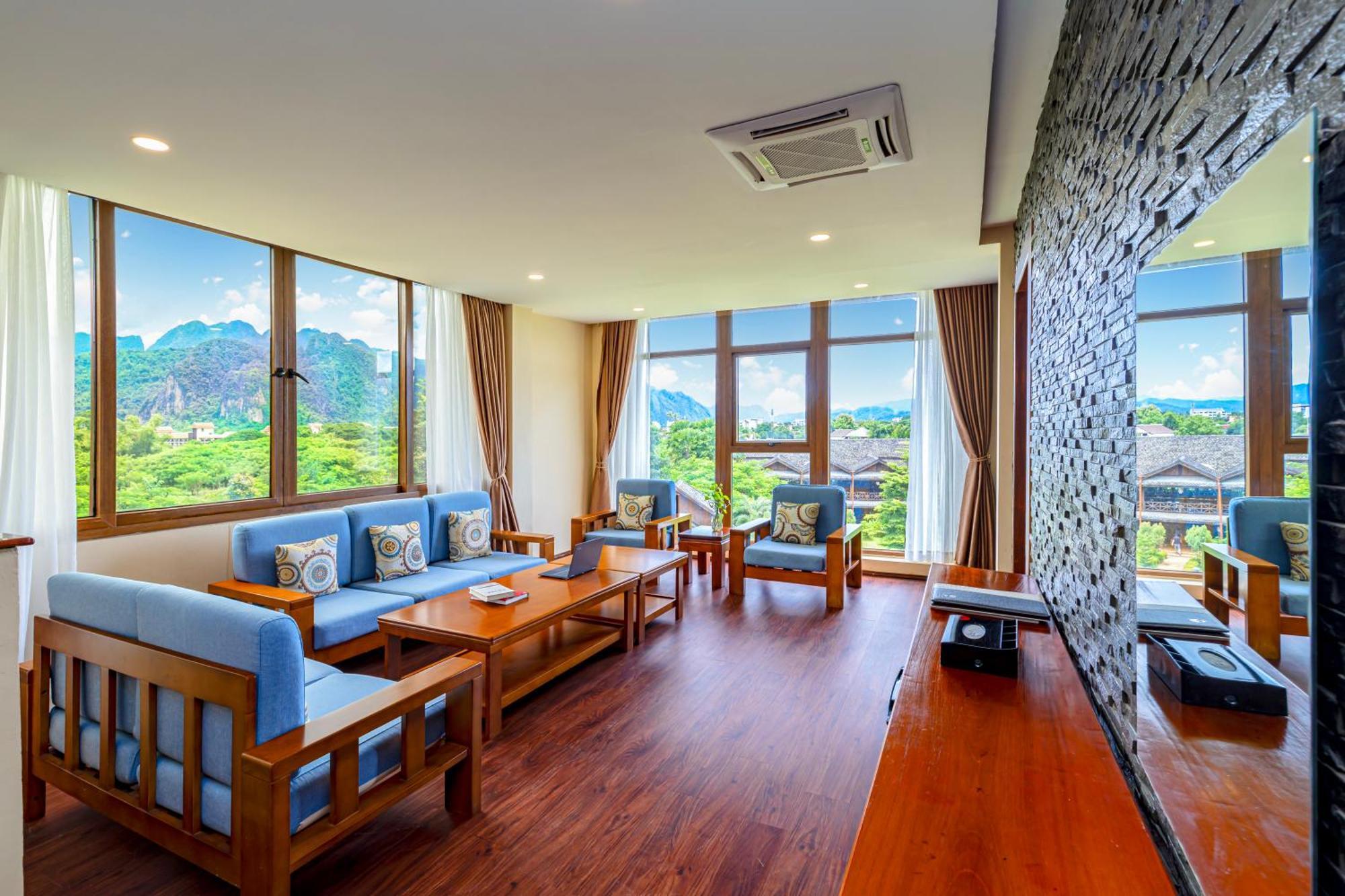 Lisha Garden Resort Hotel Vang Vieng Extérieur photo