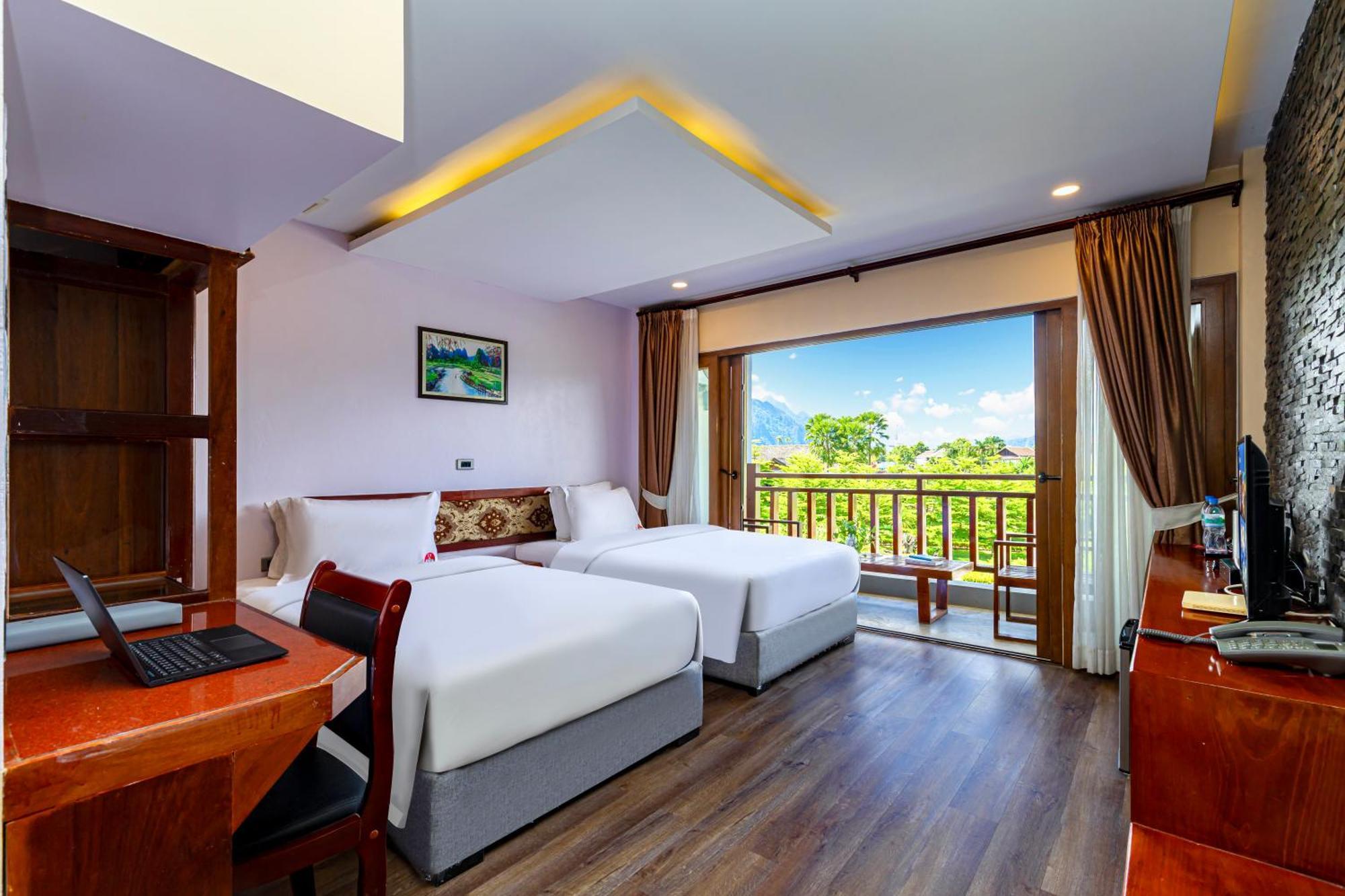 Lisha Garden Resort Hotel Vang Vieng Extérieur photo